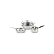 Lifelong 4 piece Stainless Steel cookware Set | 22 cm K..