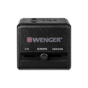 Wenger Universal Travel Adapter with USB Charger for Gl..