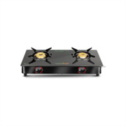 Greenchef Ebony Glass Manual Gas Stove (2 Burners)