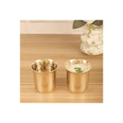 THE HEALING STORE Bronze Kansa Glass, 200 ml Capacity,..