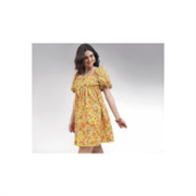 Tokyo Talkies Women's Short Sleeves Square Neck Printed..